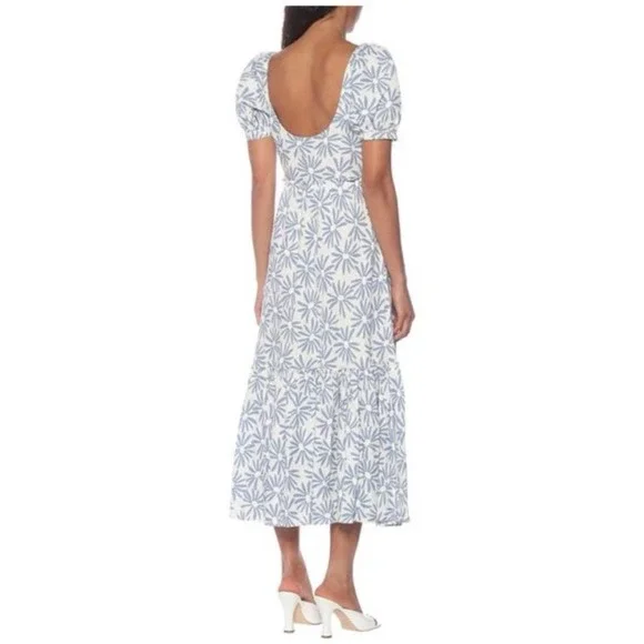New Ralph Lauren Linen Long Floral Dress - Picture 3 of 16
